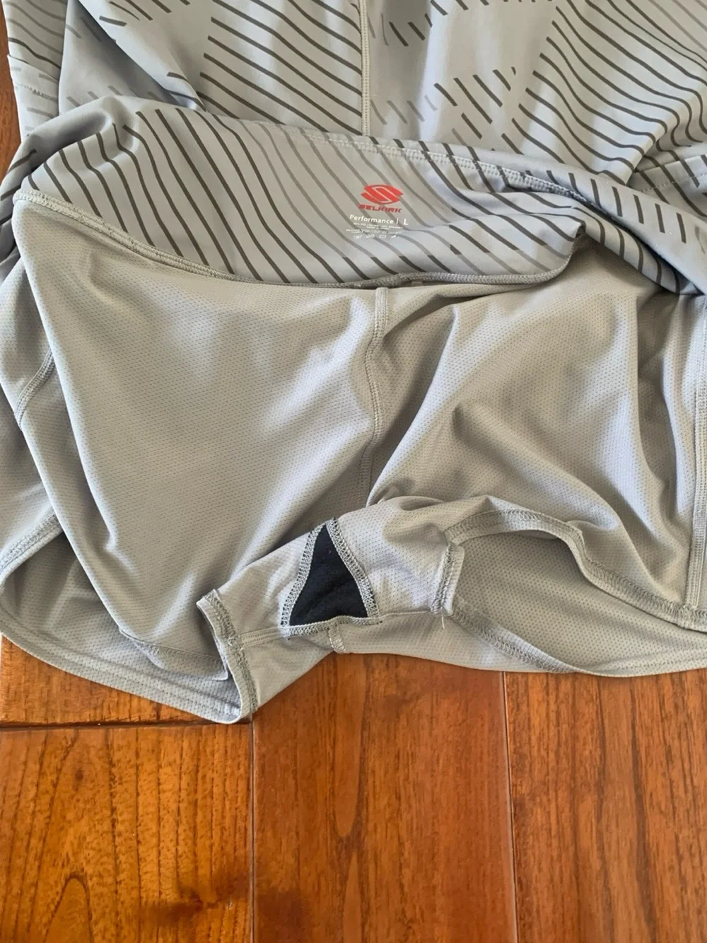 Selkirk Women's Shorts Size L Pro Line Performance Zince Grey Pickleball Tennis